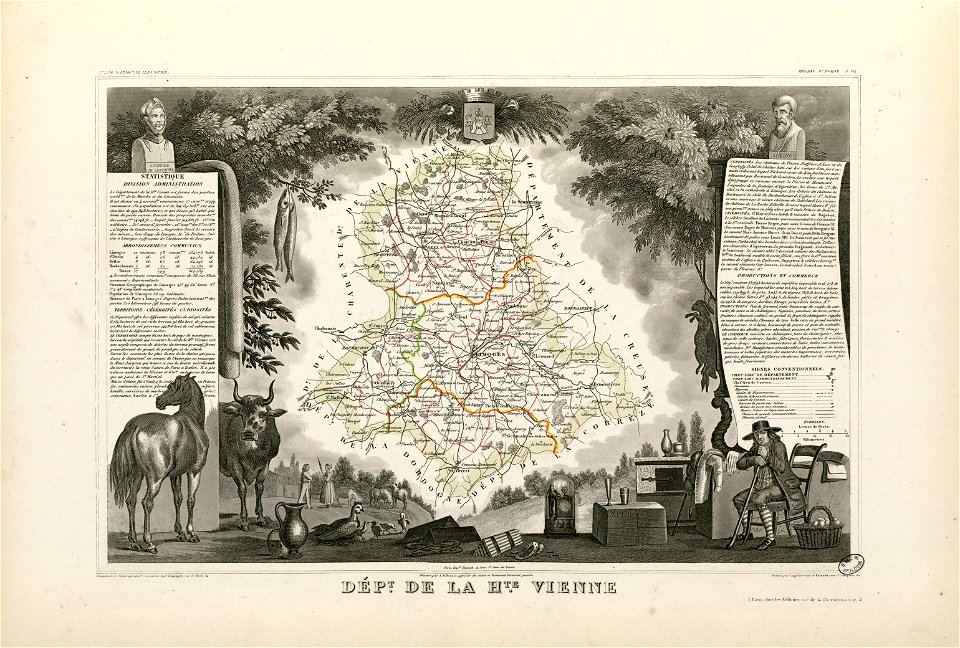 Dépt. de la Haute Vienne (région sud-est) - Fonds Ancely - B315556101 A LEVASSEUR 087