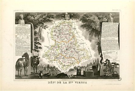 Dépt. de la Haute Vienne (région sud-est) - Fonds Ancely - B315556101 A LEVASSEUR 087