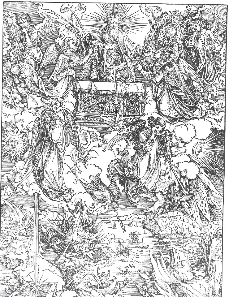 Dürer - Die sieben Posaunenengel
