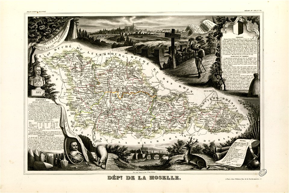 Dépt. de la Moselle (région du sud) - Fonds Ancely - B315556101 A LEVASSEUR 060