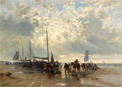 Désiré Thomassin Heimkehr der Fischer