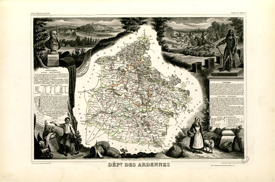Dépt. des Ardennes (région du nord) - Fonds Ancely - B315556101 A LEVASSEUR 011