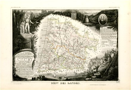Dépt. des Landes (région du sud-ouest) - Fonds Ancely - B315556101 A LEVASSEUR 043