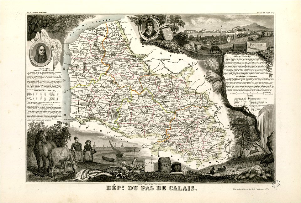 Dépt. du Pas de Calais (région du nord) - Fonds Ancely - B315556101 A LEVASSEUR 065