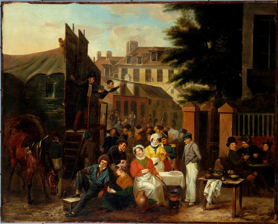 Désiré Adelaïde Charles Maignen de Sainte-Marie - Parade foraine - P1205 - Musée Carnavalet