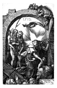 Dürer, Kupferstichpassion 14, Vorhölle
