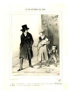Désolé... ma brave femme... je ne puis rien vous faire... (Sorry my good woman, I cannot do anything for you...) (BM 1918,0511.193)