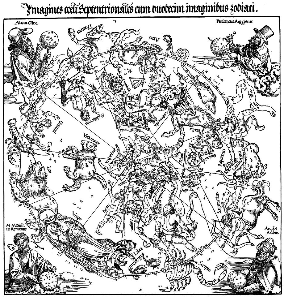 Dürer - Sternenkarte