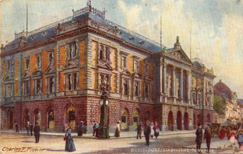 Düsseldorf, Nordrhein-Westfalen - Städtische Tonhalle (Zeno Ansichtskarten)