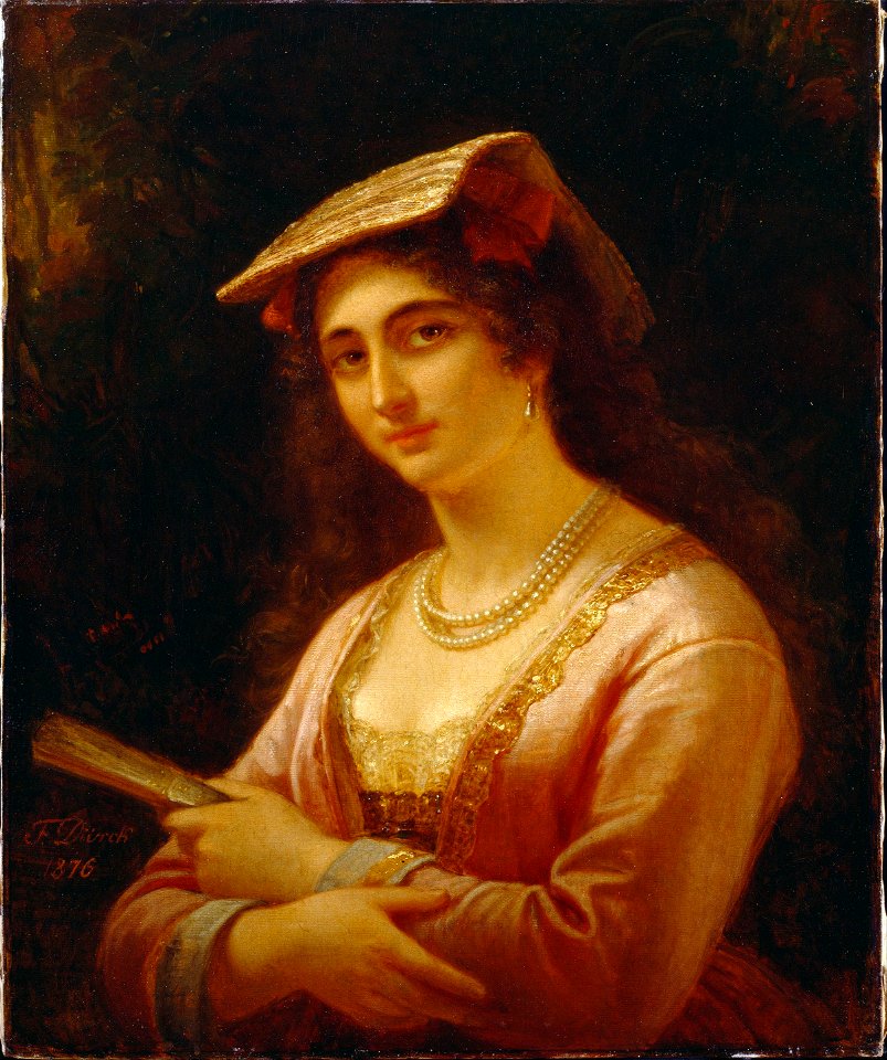 Dürck, Friedrich - A Neapolitan Woman - Google Art Project