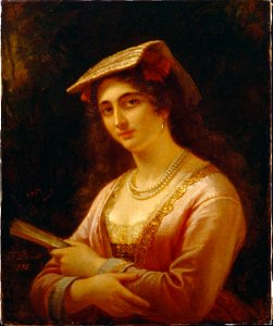 Dürck, Friedrich - A Neapolitan Woman - Google Art Project