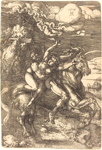 Albrecht Dürer - Abduction on a Unicorn (NGA 1943.3.3534)