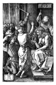 Dürer, Kupferstichpassion 07, Dornenkrönung