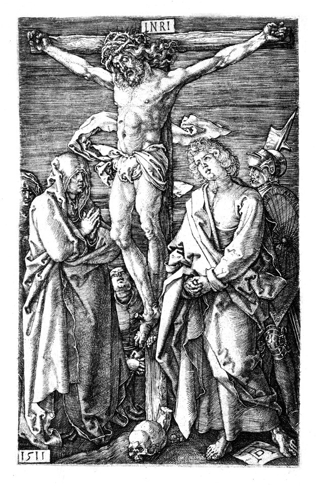Dürer, Kupferstichpassion 11, Kreuzigung