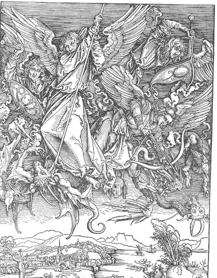 Dürer - Michaels Kampf mit dem Drachen