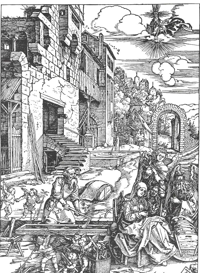 Dürer - Ruhe auf der Flucht nach Ägypten