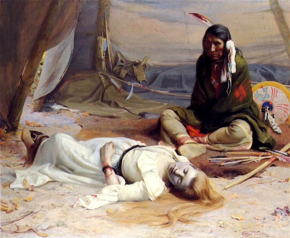 E. Irving Couse, 'The Captive', 1891