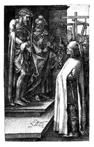 Dürer, Kupferstichpassion 08, Ecce homo