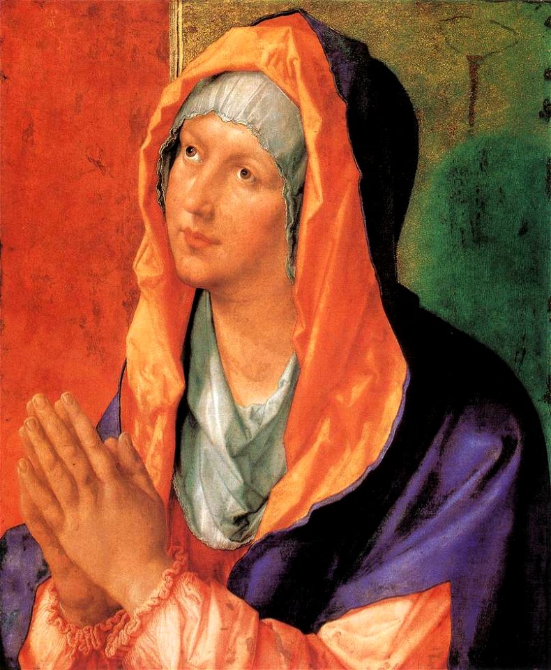 Durer, madonna in preghiera
