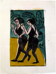 E L Kirchner Englische Stepptaenzerinnen