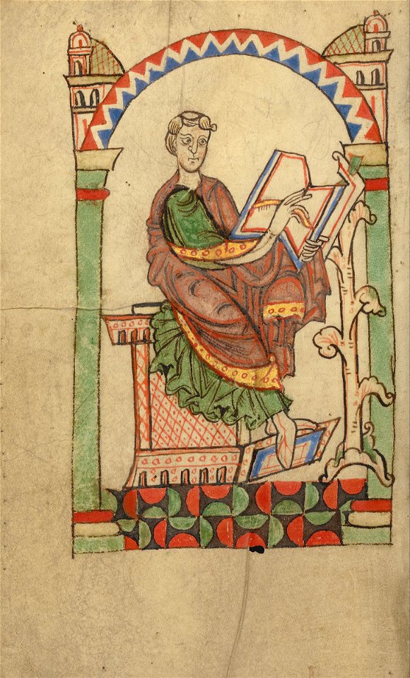 Eadmer of Canterbury Writing - Google Art Project (6827628)