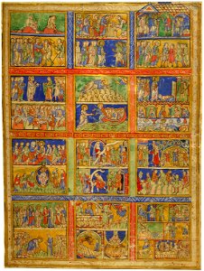 Eadwine psalter - Morgan leaf M.521 (recto)