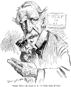 Eagan Hopes to Escape or Drag Miles with Him (Homer Davenport)
