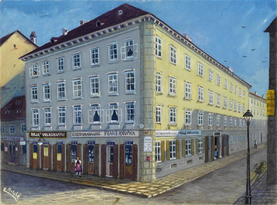 E Rusche Straßenansicht Eisenhandlung Kaupka