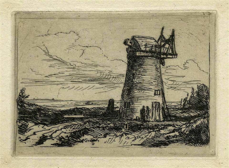 E.T. Daniell - Landscape with Mill