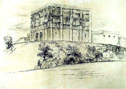 E.T. Daniell - Norwich Castle - before the restoration of 1834