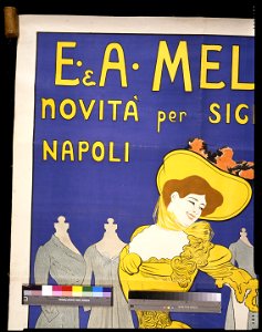 E. & A. Mele & C., novita per signorà Napoli- Massimo Buono mercato - - L. Cappiello. LCCN2008680354