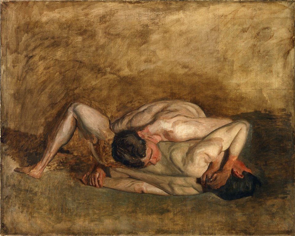 Eakins, Thomas (1844-1916) - Lottatori 2