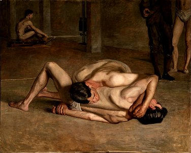 Thomas Eakins - Wrestlers - Google Art Project