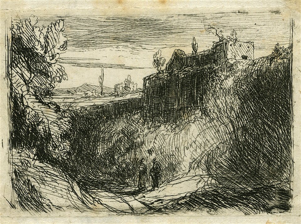 E.T. Daniell - Castle Ruin on Cliff