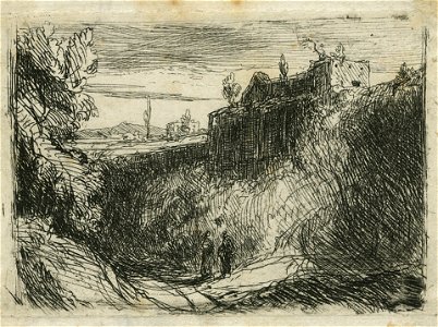 E.T. Daniell - Castle Ruin on Cliff