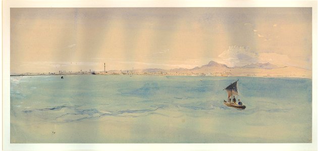 E.T. Daniell - Larnaka, Cypress, from the Sea
