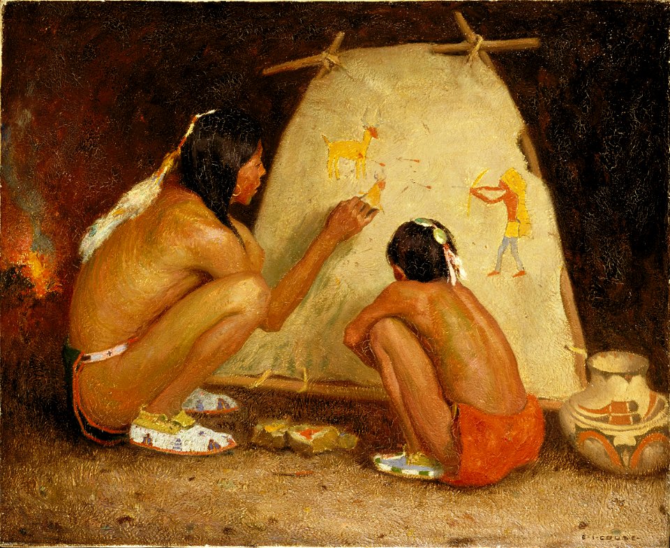 Eanger Irving Couse - Indian Painter (19th Century)