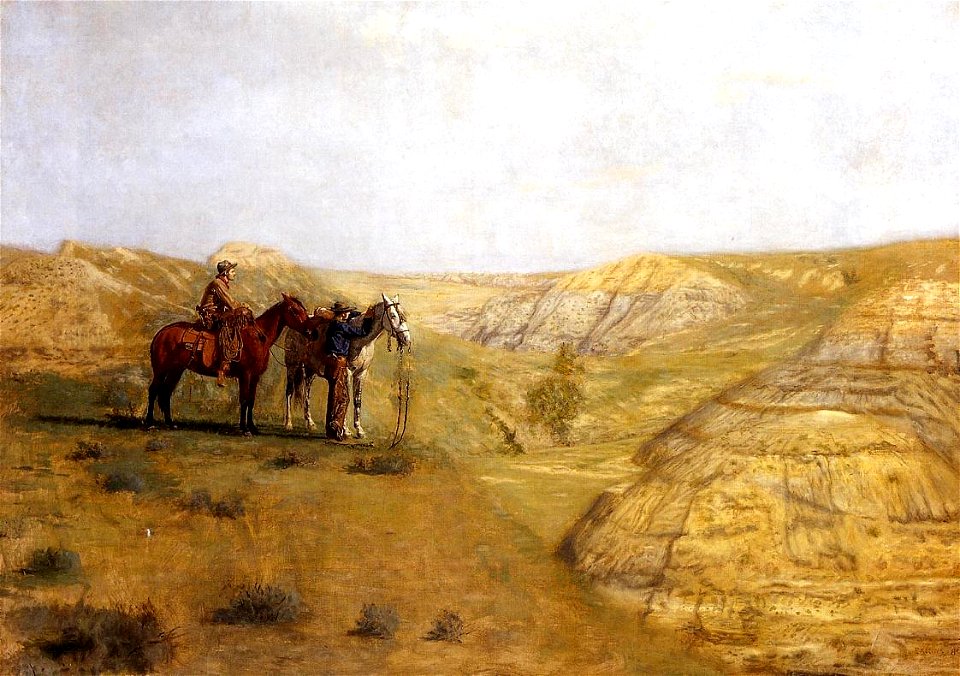 Thomas Eakins Cowboys in the Badlands