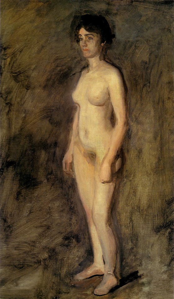 Eakins Nude woman standing