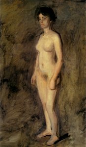 Eakins Nude woman standing