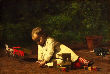 Thomas Eakins - Baby at Play