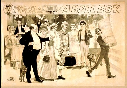 Earl & Jensch's humorous banterers handing the public, Will F. Phillips' complicated comedy, A bell boy LCCN2014636405