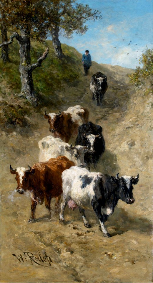 Early morning, by Willem Roelofs