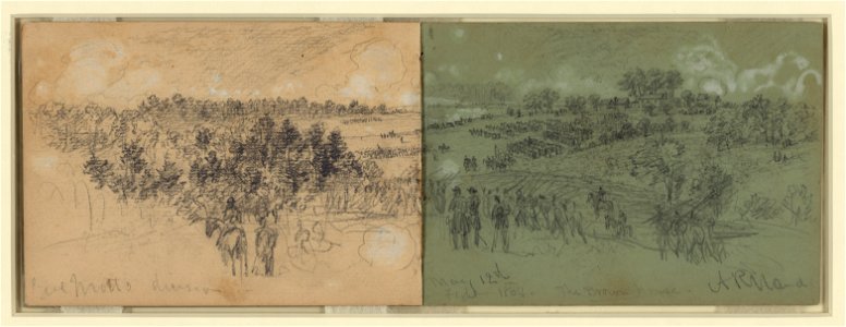 Genl. Mott's division May 12th Fight 1864. The Brown House LCCN2004660928