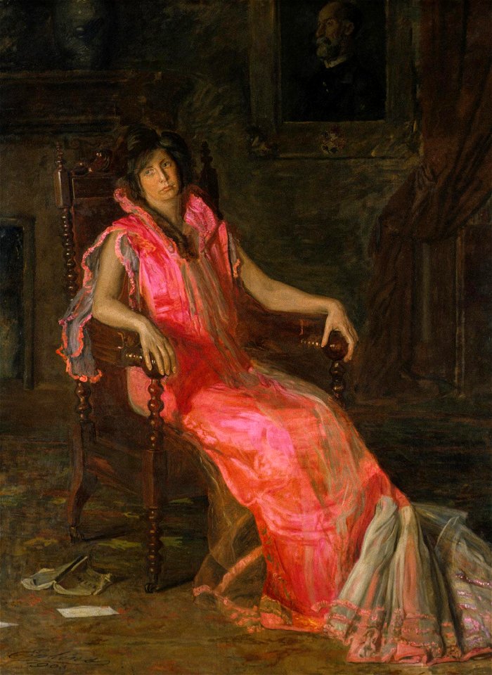 An Actress (Portrait of Suzanne Santje)