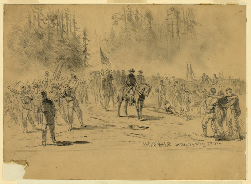 Genl. U.S. Grant at Wilderness LCCN2004661535