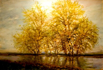 Early Spring (Trees at the Waterfront)