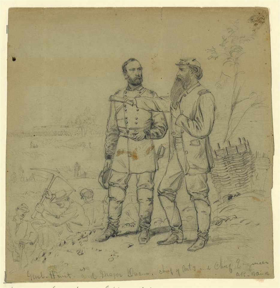 Genl. Hunt-and Major Duane, chief of Arty. and Chief Engineer LCCN2004660881