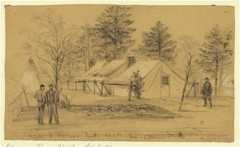 Genl. J. Hooker's. Tent Hdqts. Army of Potomac LCCN2004660167