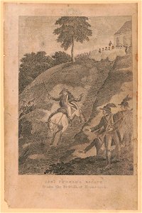 Genl. Putnam's escape from the British at Horse-neck LCCN2004665419